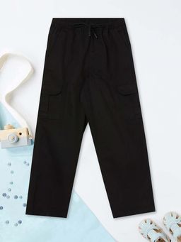 max - Boys Black Twill Trousers