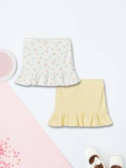 max - Girls Assorted Skirt (Pack Of 2)