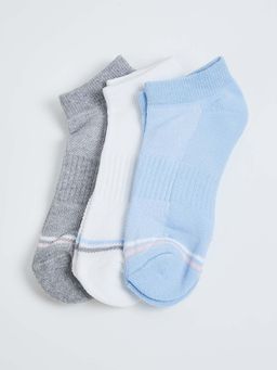 max - Boys Patterned Ankle-Length Socks (Pack Of 3)