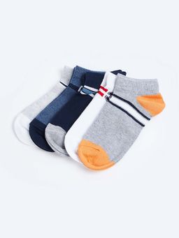 max - Boys Patterned Ankle-Length Socks (Pack Of 5)
