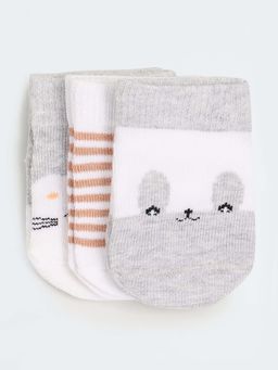 max - Boys Patterned Socks (Pack Of 3)