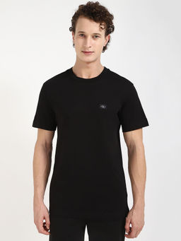 Calvin Klein - Mens Black Solid T-Shirt