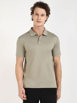 Calvin Klein - Mens Grey Polo T-Shirt