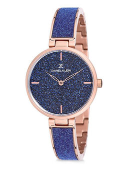 Daniel Klein - Navy Blue Premium Round Dial Analog Watch For Women - DK12088 - 6