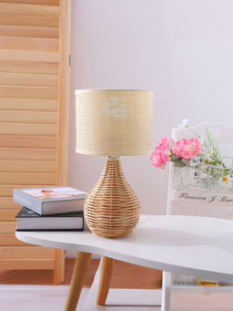 The Better Home - Beige Shade Table Lamp