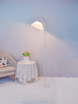 The Better Home - Color-Changing Floor Lamp with Fabric Shade