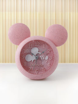 The Better Home - Pink Mickey Mouse Shaped Alarm Clock