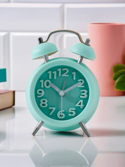 The Better Home - Alarm Clock Twin Bell- Sea Green