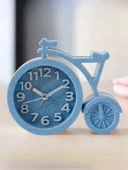 The Better Home - Blue Cycle Shaped Alarm Clock
