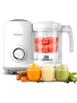 BAYBEE - White Blendy 4-In-1 Electric Baby Food Processor (18-24 Months)