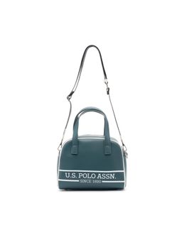 U.S. POLO ASSN. - Womens Emma Dome Handbag with Detachable Straps - Teal