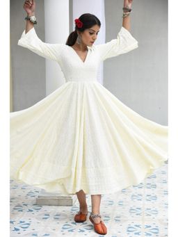 MONK & MEI - Falak- Embroidered Dress