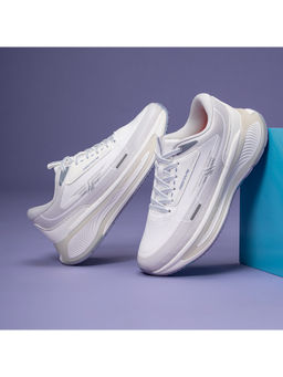 Red Tape - Women Textured Grey and Purple Athleisure Walking Shoes