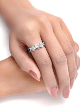 Silberry - 925 Sterling Silver Luminous Ring for Women