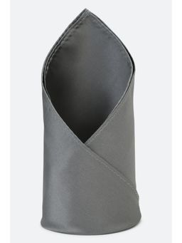 Peter England - Men Grey Solid Formal Pocket Square