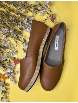 Misfit Panda - Tan Solid Juju Espadrilles Loafers