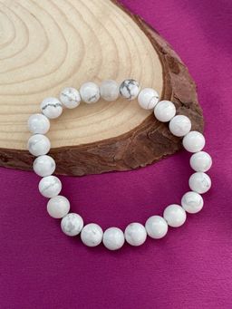 Digital Dress Room - Howlite Rakhi Bracelet