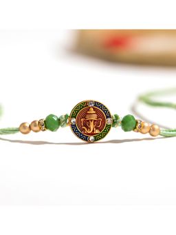 Voylla - Thread Of Devotion Ganesha Rakhi Gift Set For Brother