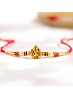 Voylla - Thread Of Blessings Ganesha Rakhi Gift Set For Brother