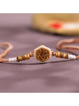 Voylla - Spiritual Ganesha Beaded Rakhi Gift Set For Brother