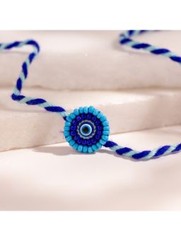 Voylla - Divine Watcher Evil Eye Beaded Thread Rakhi Gift Set For Brother