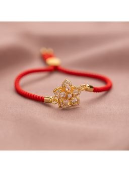 Voylla - Floral Love Bracelet Sister Rakhi Gift Set