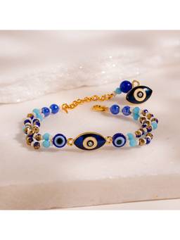 Voylla - Evil Eye Celestial Bracelet Sister Rakhi Gift Set