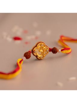 Voylla - Divine Om Rudraksha Thread Rakhi Gift Set For Brother