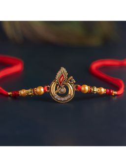 Voylla - Krishna Grace Mor Pankh Rakhi Gift Set For Brother