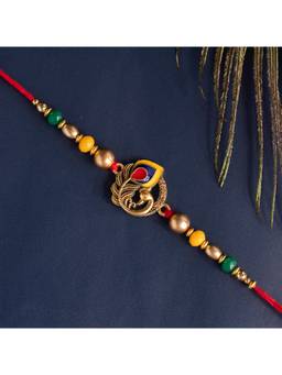 Voylla - Divine Lord Krishna Mor Pankh Rakhi Gift Set For Brother