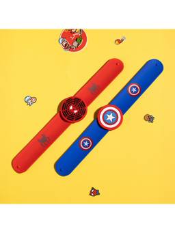 Voylla - Heroic Marvel Duo Spiderman & Captain America Kids Rakhi Gift Set (Pack of 3)