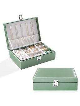 Kuber Industries - Green Leather Jewellery (Pack of 2)
