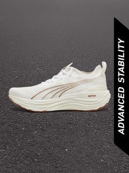 Puma - ForeverRun NITRO Knit Men Off White Running Shoes