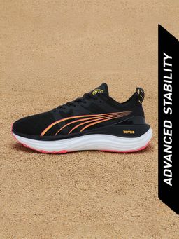 Puma - ForeverRun NITRO Women Black Running Shoes (UK 3.5)