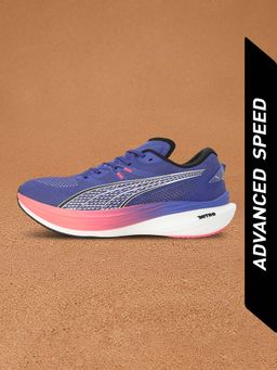Puma - Deviate Nitro 3 Men Blue Running Shoes (UK 6.5)