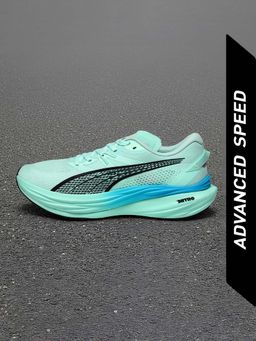 Puma - Deviate NITRO 3 Men Green Running Shoes (UK 6.5)