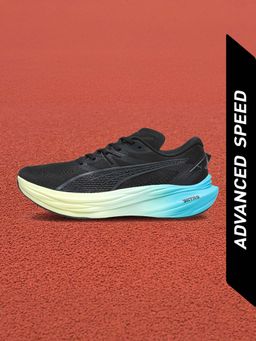 Puma - Deviate NITRO 3 Men Black Running Shoes (UK 6.5)