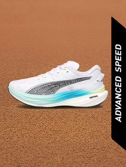 Puma - Deviate NITRO 3 Men White Running Shoes (UK 6.5)
