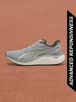 Puma - Electrify NITRO 4 Men Grey Running Shoes