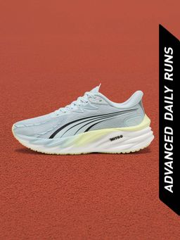 Puma - Velocity NITRO 4 Women Blue Running Shoes (UK 3.5)