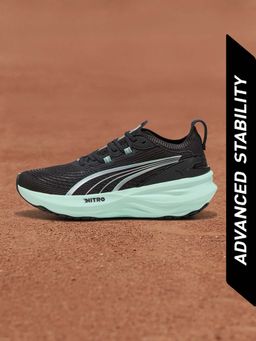 Puma - ForeverRun NITRO 2 Women Black Running Shoes (UK 4.5)