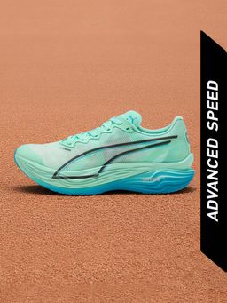 Puma - Deviate NITRO Elite 3 Men Green Running Shoes (UK 6.5)