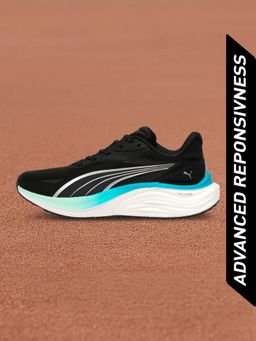 Puma - Electrify NITRO 4 Women Black Running Shoes (UK 3.5)