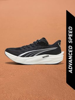 Puma - Deviate NITRO 4 Men Max Cushion Black Road Running Shoes
