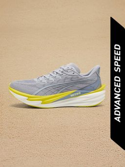 Puma - Deviate NITRO 4 Men Max Cushion Grey Road Running Shoes