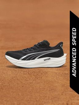 Puma - Deviate NITRO 4 Wide Men Black Running Shoes