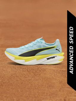 Puma - Women Blue Deviate NITRO Elite 4 Running Shoes