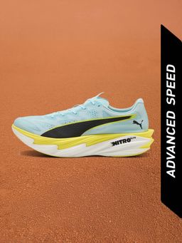 Puma - Men Blue Deviate NITRO Elite 4 Running Shoes