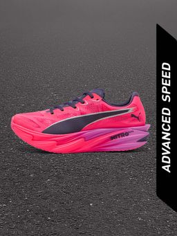 Puma - Men Pink Deviate NITRO Elite 4 HYROX Running Shoes