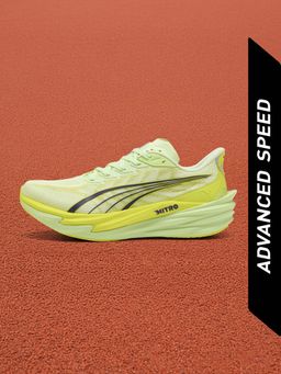 Puma - Men Deviate NITRO 4 Wide Men's Running Shoes - Green